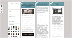 Desktop Screenshot of kaosproject.be