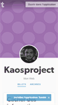 Mobile Screenshot of kaosproject.be